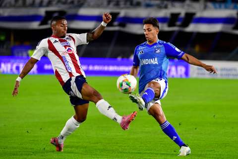 Junior rompió el hechizo bogotano y venció 2-1 a Millonarios en el estadio El Campín