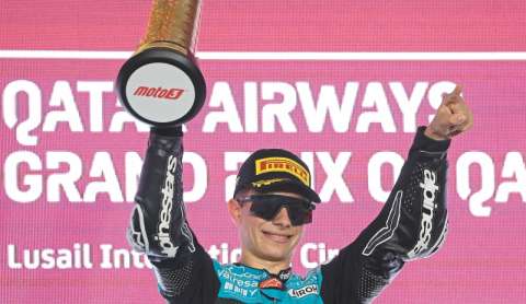 La historia que David Alonso está escribiendo en la Moto3