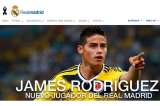 James Rodríguez ya se viste con el blanco del Real Madrid
