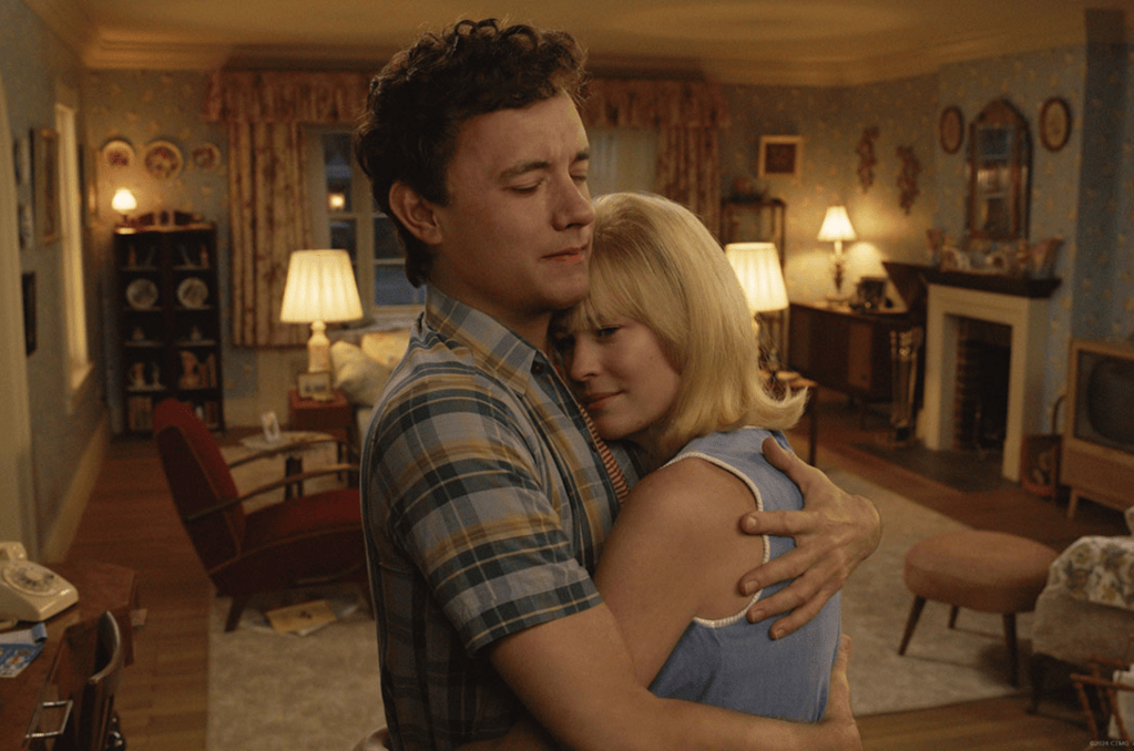 Tom Hanks y Robin Wright son rejuvenecidos con la ayuda de IA en la película "Here".