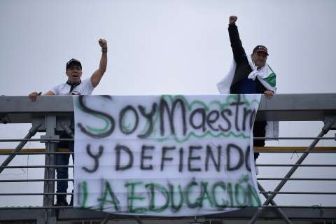 Sindicato de profesores de Bogotá convoca a un paro distrital para el 24 de abril