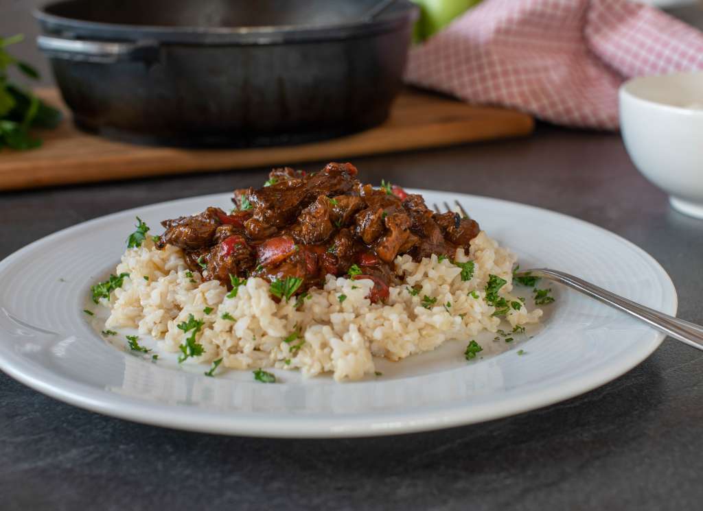 Carne en goulash