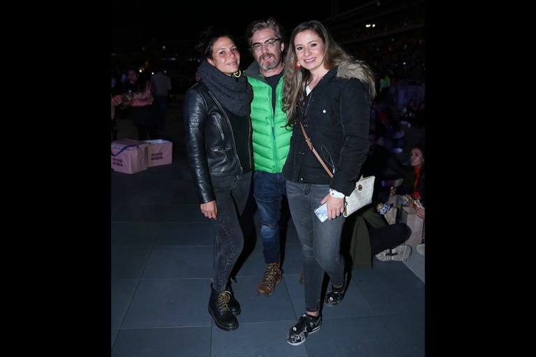 Margarita Díaz, Nicolás Montero y Andrea Amaya.