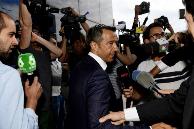 Jorge Mendes manifestó que «nunca ha asesorado en materia fiscal a los jugadores»