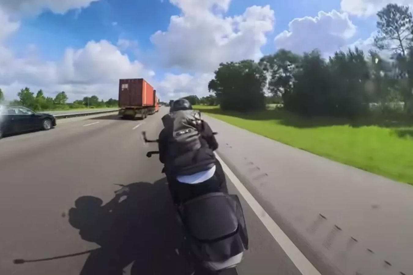 Captura del pantalla del video previo al trágico accidente.