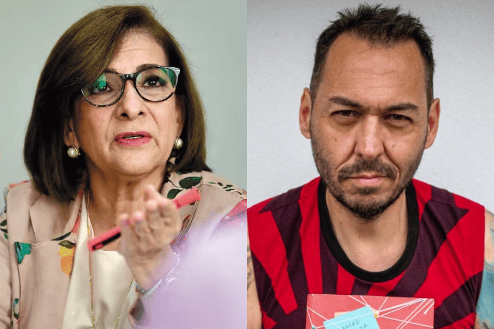 Margarita Cabello, procuradora General de la Nación, y Daniel Mendoza, designado embajador en Tailandia.