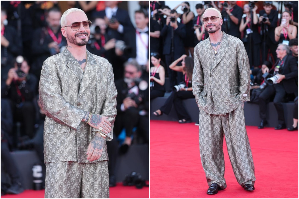 J Balvin en el Festival Internacional de Cine de Venecia. / Cortesía