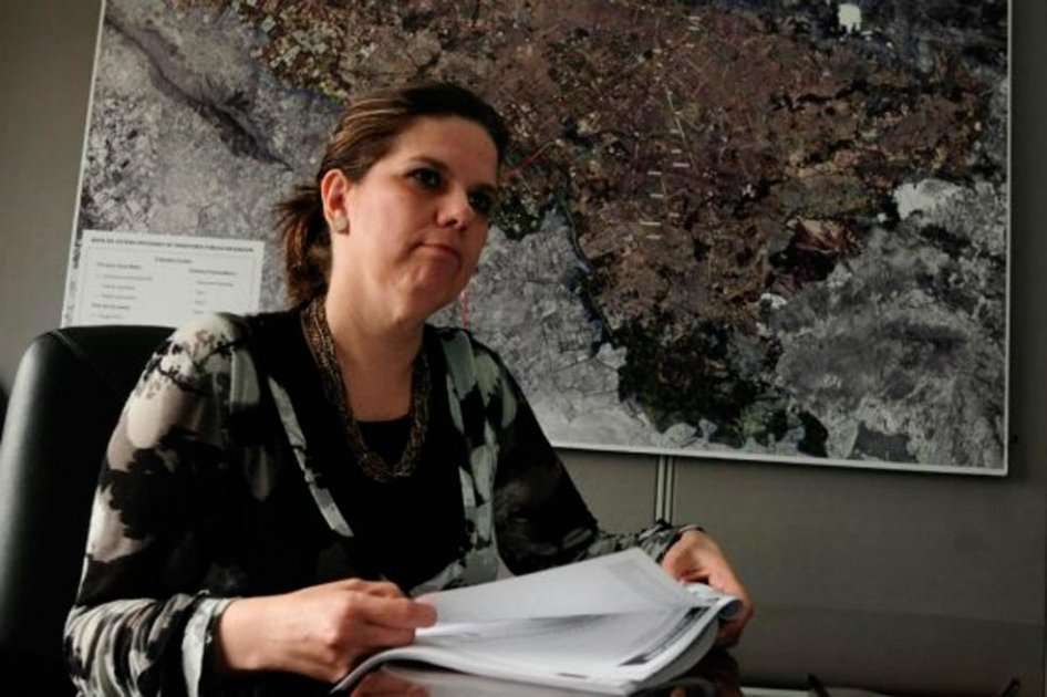 Secretaria de Hábitat, María Mercedes Maldonado.