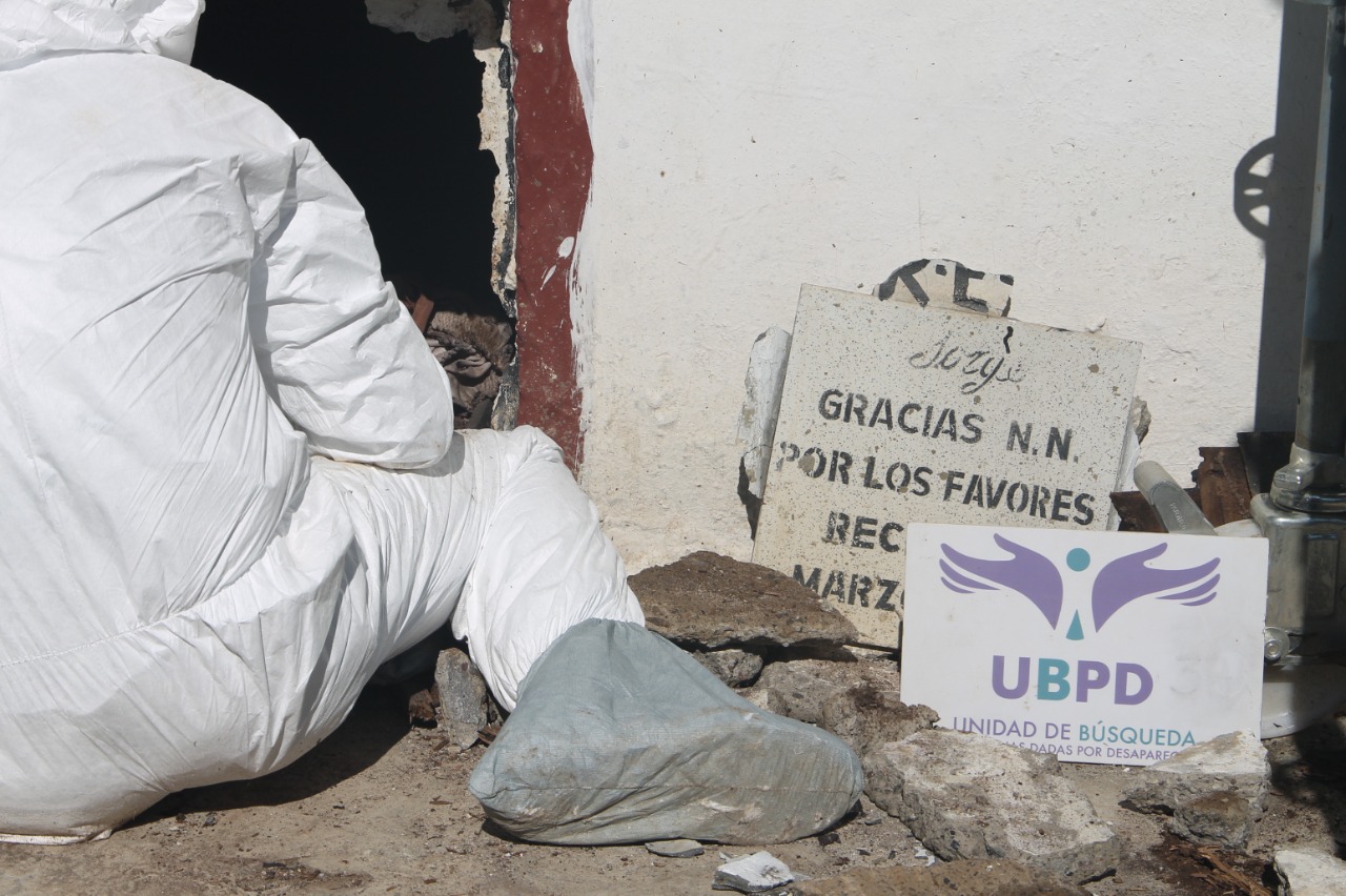 La entidad trabajará hasta el 26 de septiembre en acciones de recuperación en el cementerio La Dolorosa, el cual fue cobijado con medidas cautelares de la JEP.