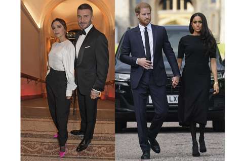 Meghan Markle y el príncipe Harry sospechaban de David y Victoria Beckham