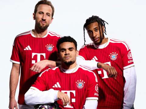 Con Luis Díaz como protagonista, Bayern Múnich presentó su nueva camiseta de local