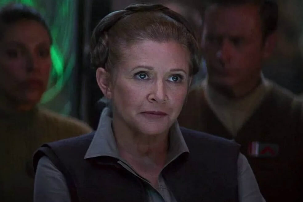 Carrie Fisher, la icónica Princesa y General Leia, murió el 27 de diciembre de 2016. / Cortesía Disney