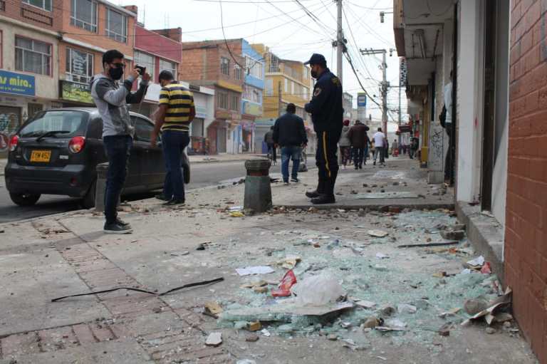 Bosa fue una de las localidades más afectadas pues, además de las protestas en las centros de Policía, en otros puntos de la localidad hubo enfrentamientos con el Esmad.