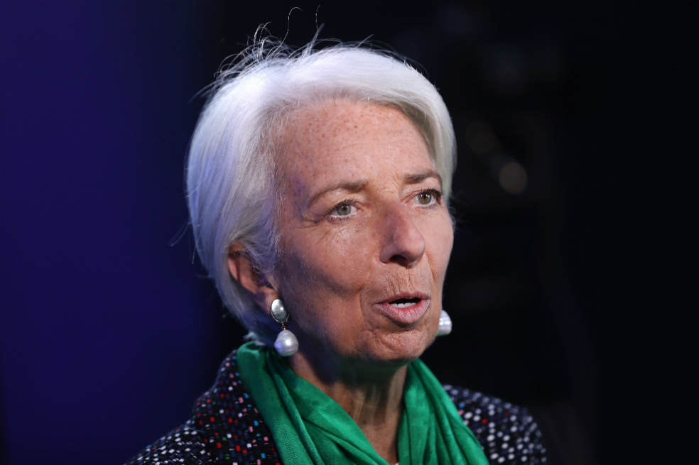 Christine Lagarde, directora general del Fondo Monetario Internacional. / Bloomberg News