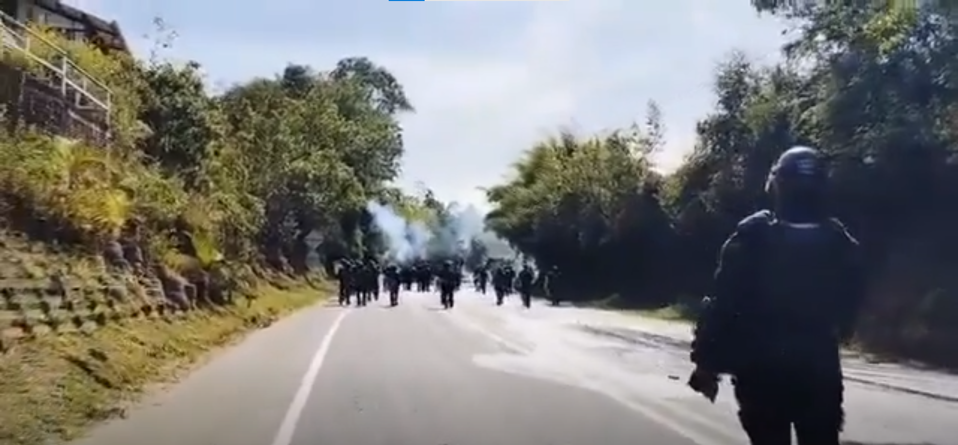Protestas vía Panamericana