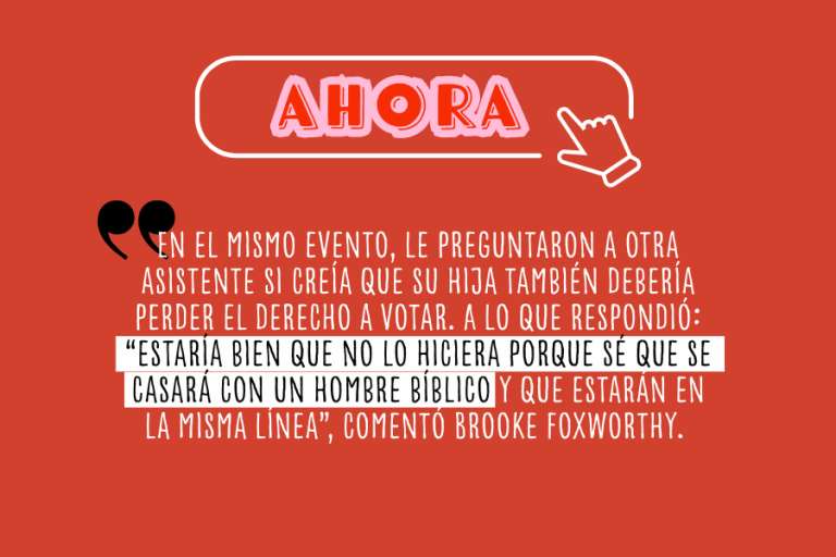 Discursos que cuestionan el sufragio femenino en Estados Unidos.