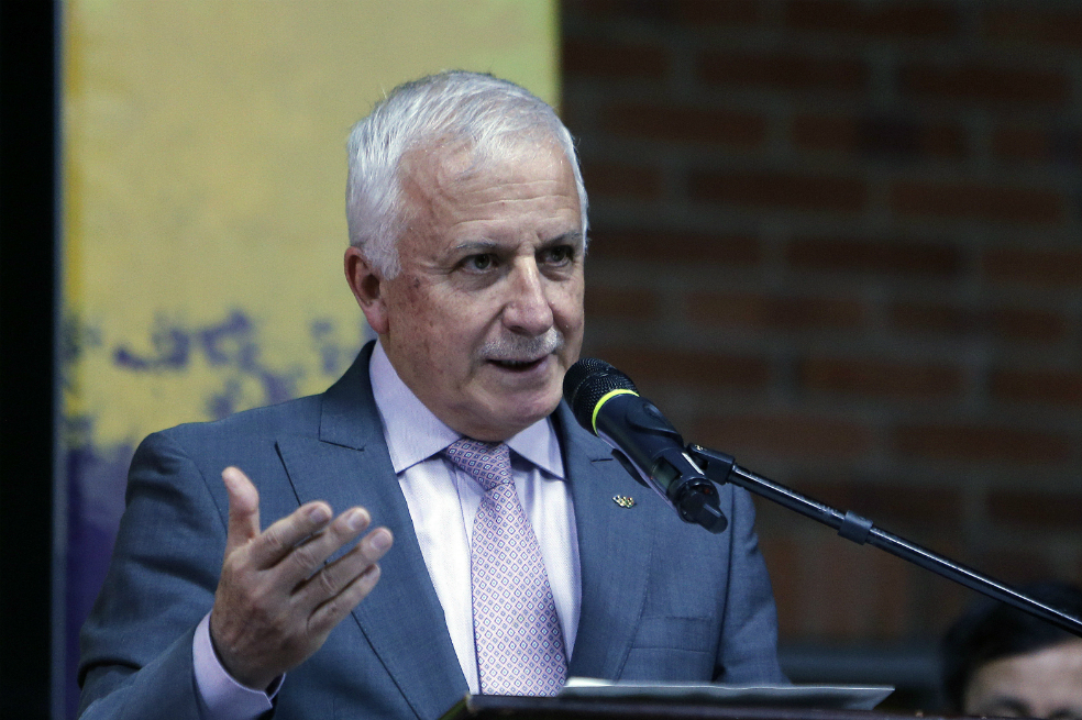 Baltazar Medina, presidente del Comité Olímpico Colombiano y la Organización Deportiva Bolivariana. / EFE