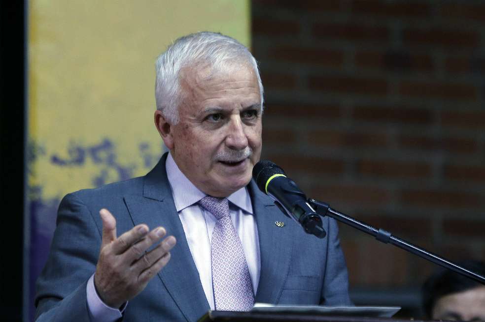 Baltazar Medina, presidente del Comité Olímpico Colombiano y la Organización Deportiva Bolivariana. / EFE