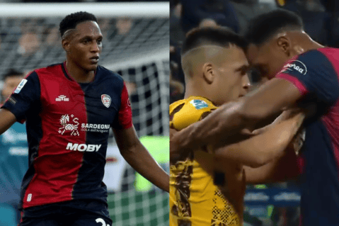 Yerry Mina y Lautaro Martínez casi se van a los puños en la Serie A: mire el video