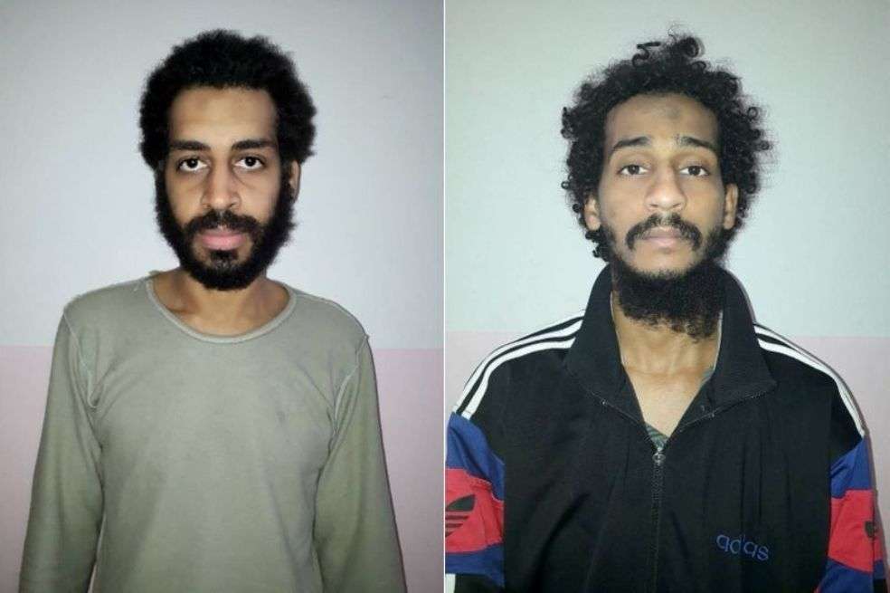 Alexanda Kotey y Shafee Elsheikh son acusados de pertenecer al Estado Islámico y de asesinar rehenes en su nombre.