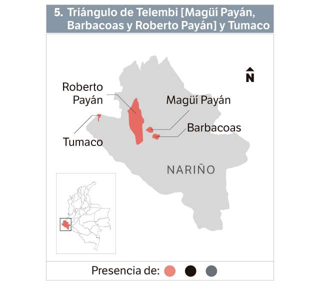 Datos entregados por el Observatorio de DD.HH. y conflictividades de Indepaz.