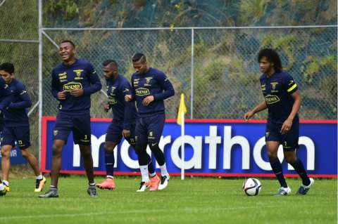 Ecuador llegó a Barranquilla para duelo contra Colombia