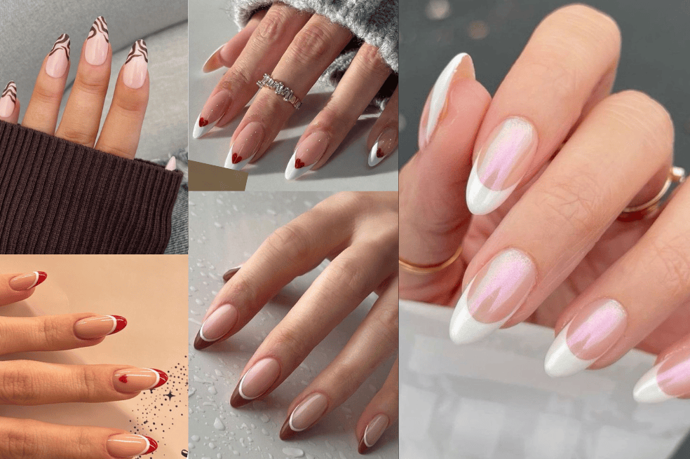 Estos son los tipos de francés en uñas que no conocías y que el día de hoy te venimos a mostrar. Perfectos para tu próximo manicure.