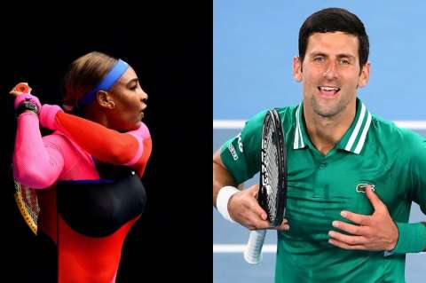 Abierto de Australia: Serena Williams y Novak Djokovic  ganaron en su debut