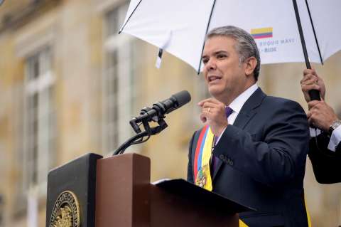 La guardia pretoriana del presidente Duque