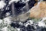 Una gran “nube” de polvo del desierto del Sahara se dirige hacia América y el Caribe
