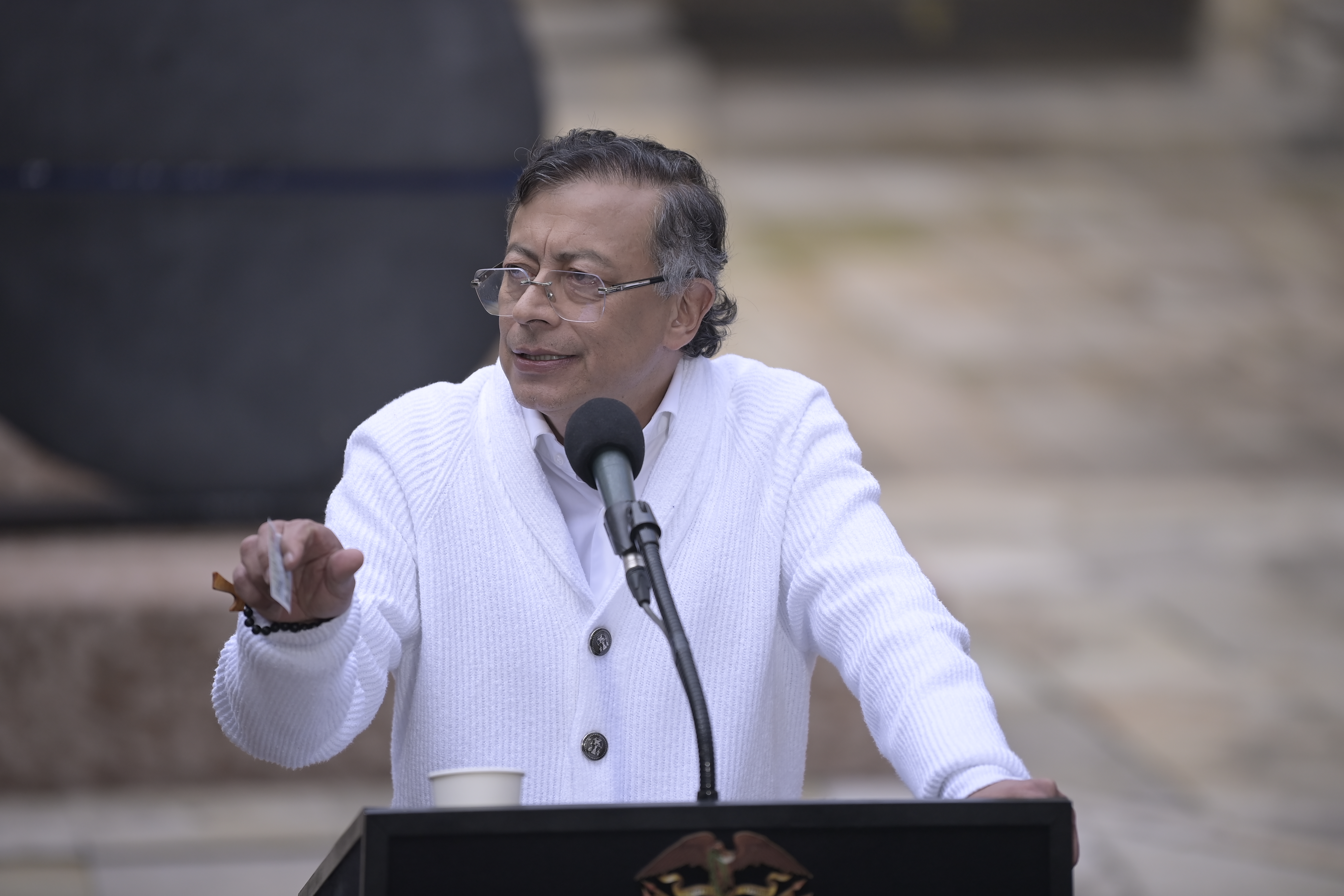 Presidente de Colombia, ejerce su derecho al voto en las elecciones presidenciales del 31 de Mayo 2026.