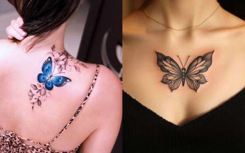 Tatuajes de mariposa que serán tendencia en 2025