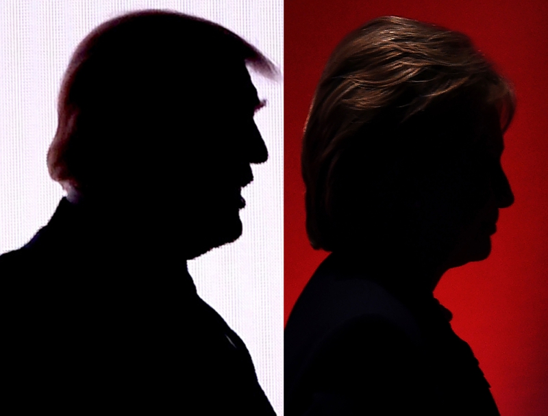 Los candidatos a la Casa Blanca: Donald Trump y Hillary Clinton. /AFP