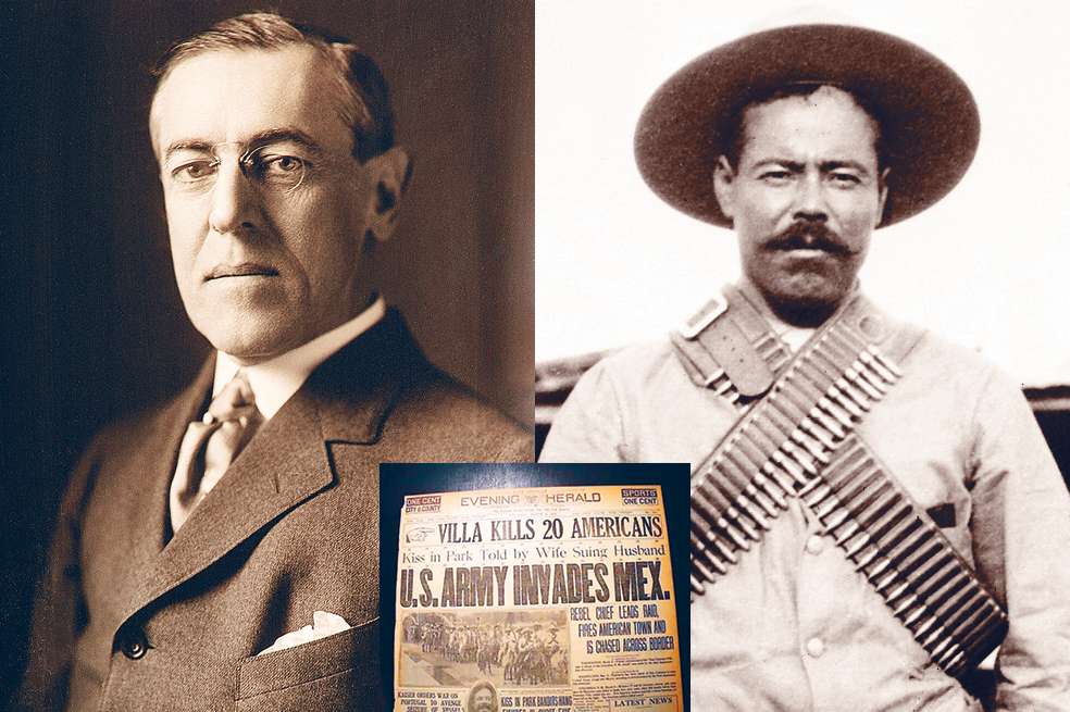 Woodrow Wilson y Pancho Villa