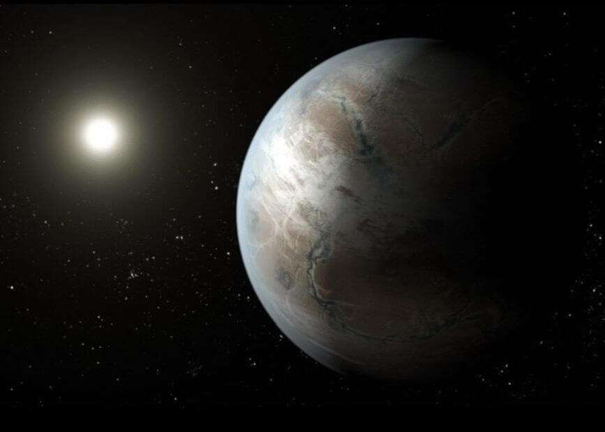 La primera exoluna en realidad sería un planeta del tamaño de Júpiter. (Representación artística del exoplaneta Kepler-452b).  / NASA 