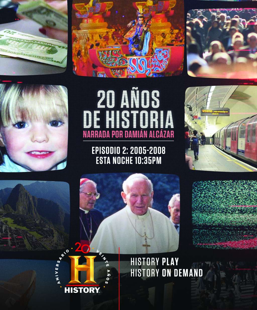 History Channel celebra dos décadas en América Latina.