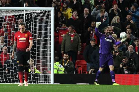 Derby Country dio la sorpresa en la Copa de la Liga: eliminó al Manchester United