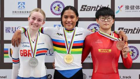 Stefany Cuadrado se coronó campeona mundial de velocidad en la categoría juvenil