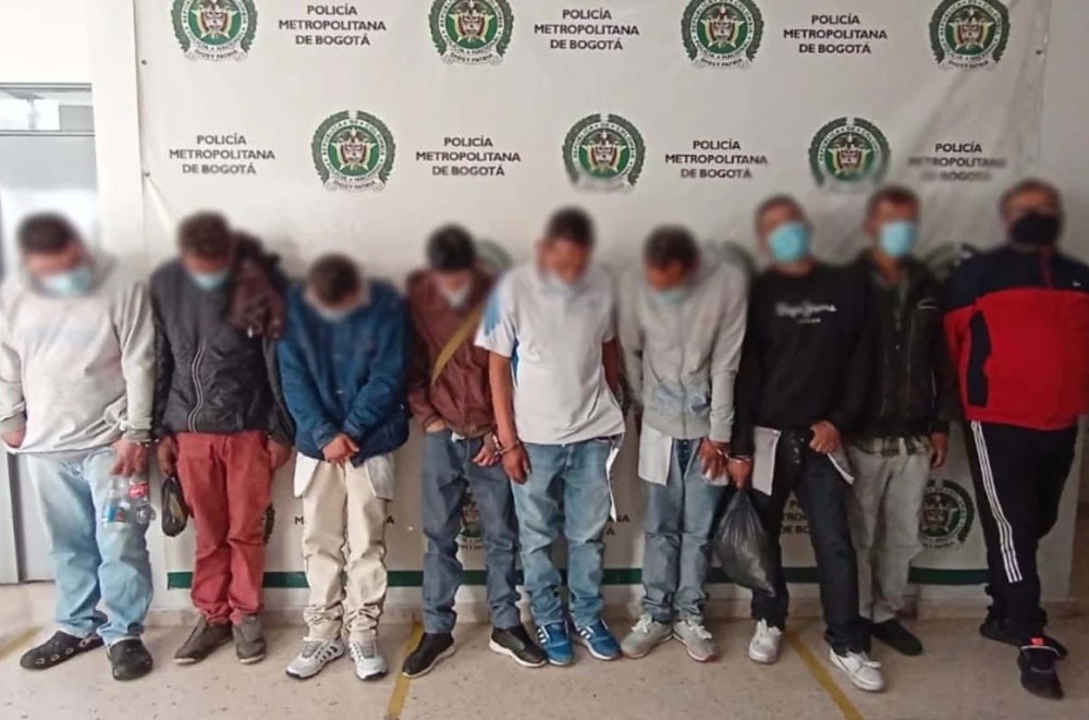Bogotá: Capturan nueve personas por extorsión a conductores de servicio público