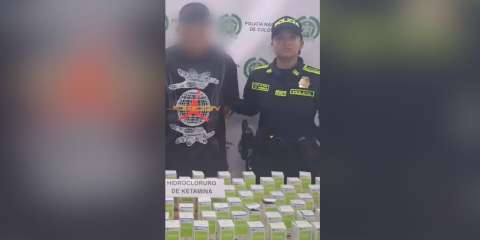 Hombre capturado en Cali con 108 frascos de ketamina tenía detención domiciliaria vigente