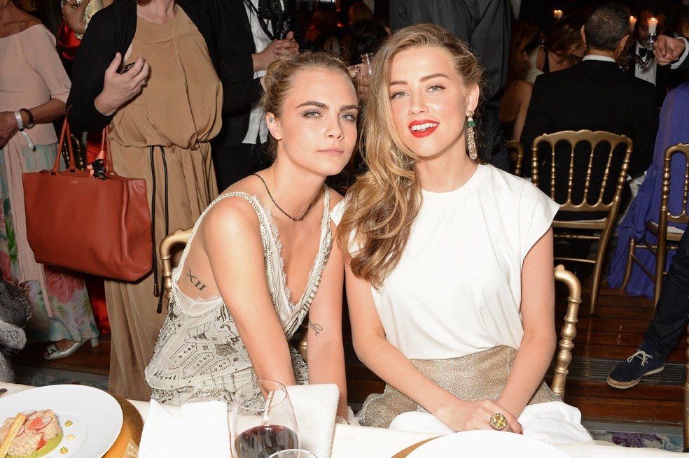 Cara Delevingne y Amber Heard