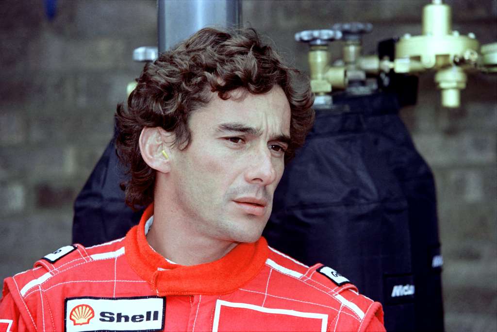 (FILES) Brazilian Formula One driver Ayrton Senna checks his times after todays offical practice, on April 10, 1993 for the upcoming European Grand Prix in Donington.