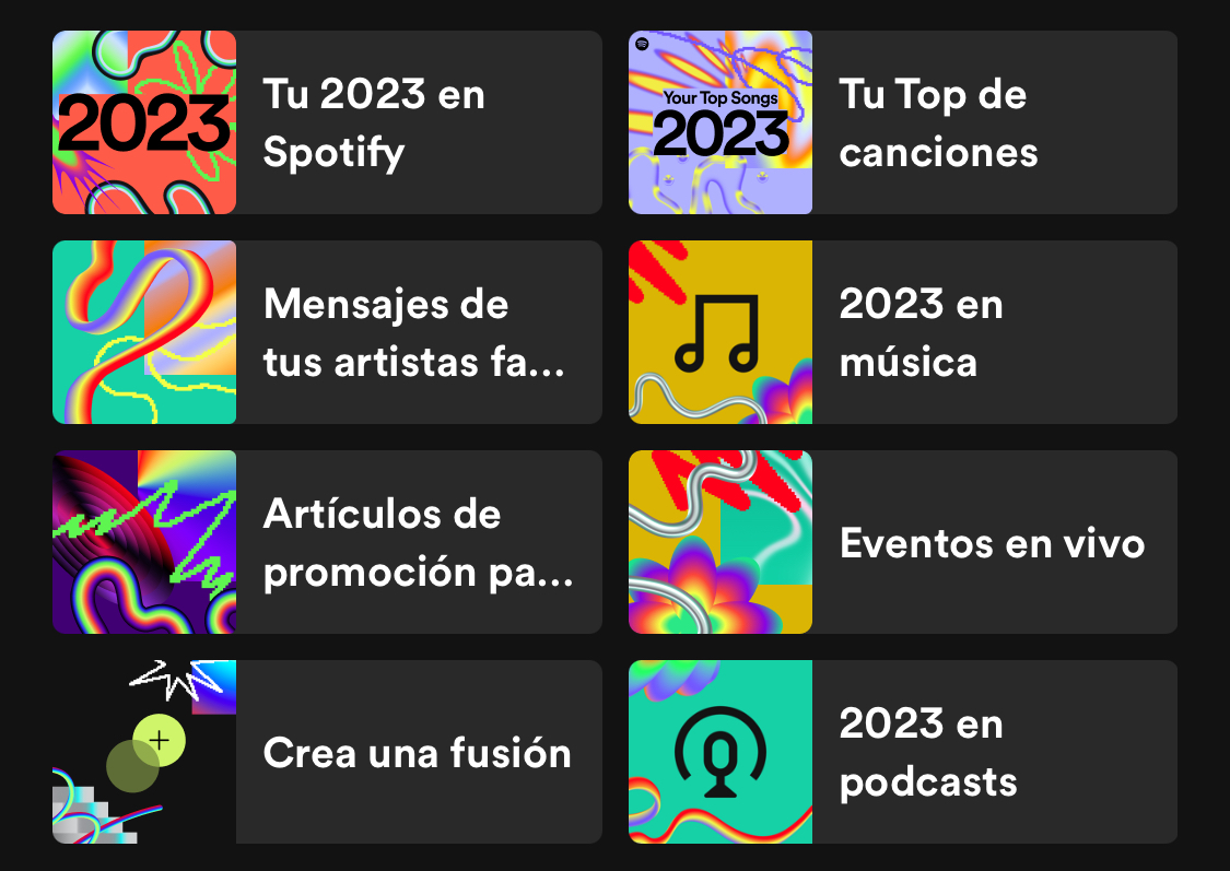 ¿Qué puede encontrar en el Spotify Wrapped?