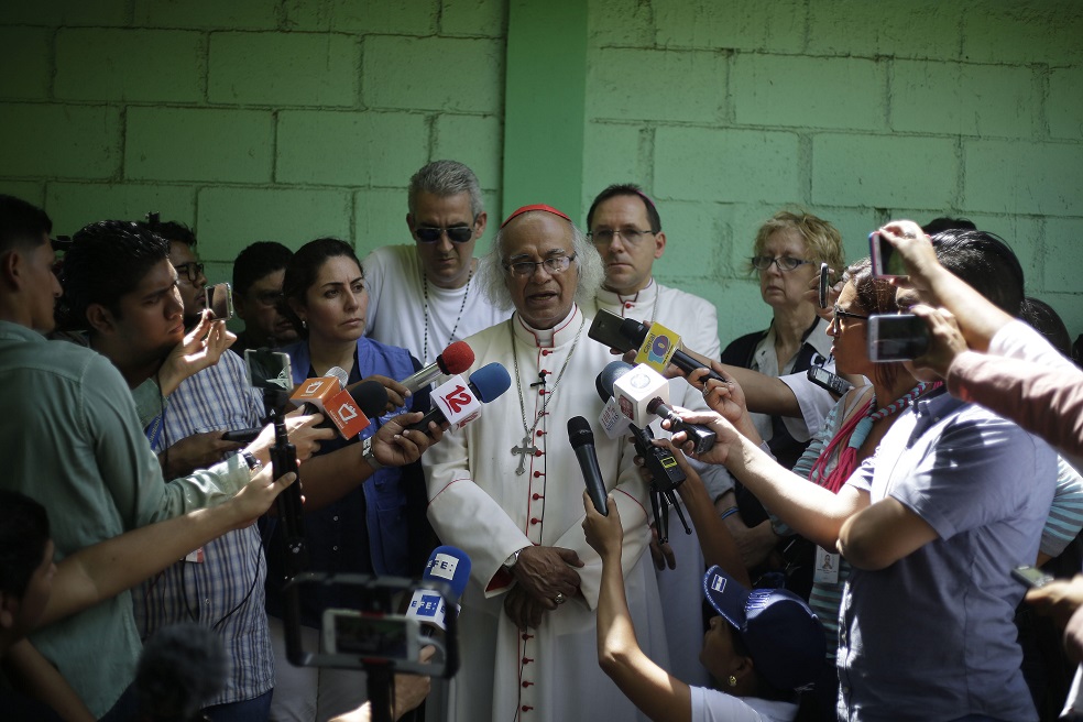 Cardenal de Nicaragua, Leopoldo José Brenes. / EFE