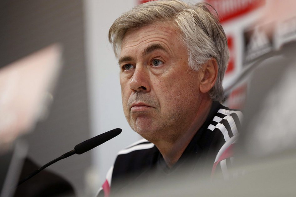 Carlo Ancelotti, técnico del Real Madrid. Foto: AFP