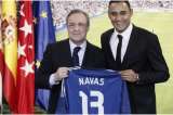 Florentino Pérez pide perdón a Keylor Navas