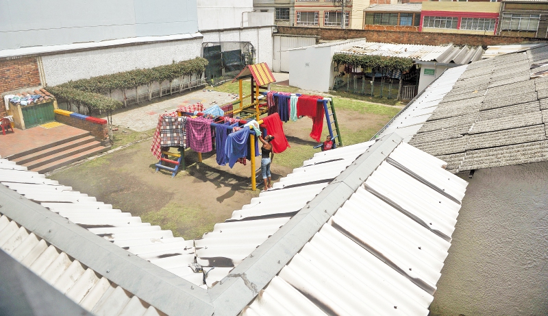 El hogar de paso Solferino, con capacidad para hospedar a 80 víctimas, es el único albergue de la Cruz Roja en Bogotá. / Óscar Pérez - El Espectador
