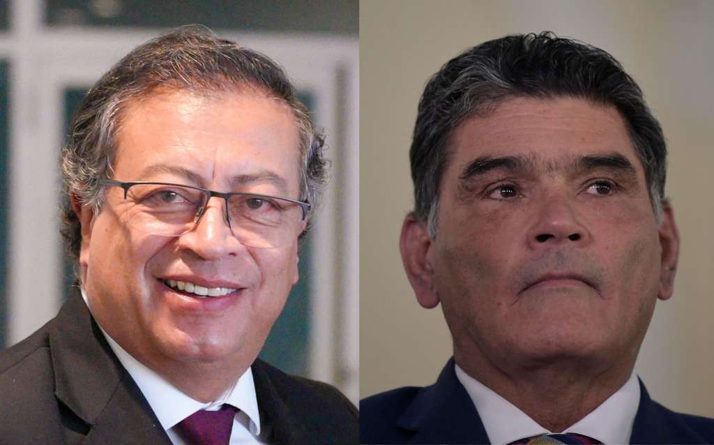 Presidente Gustavo Petro y procurador elegido Gregorio Eljach.