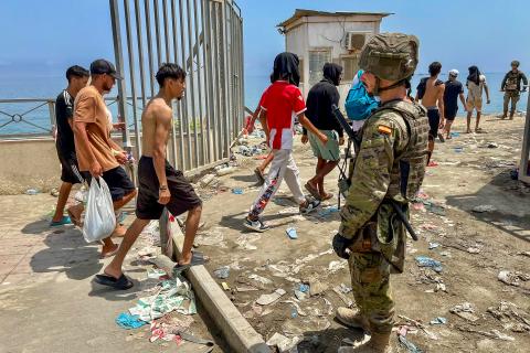 La crisis de Ceuta se traslada a Bruselas: la Unión Europea debatirá el martes qué hacer