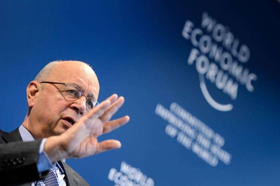 Klaus Schwab, presidente del Foro Económico Mundial. / AFP